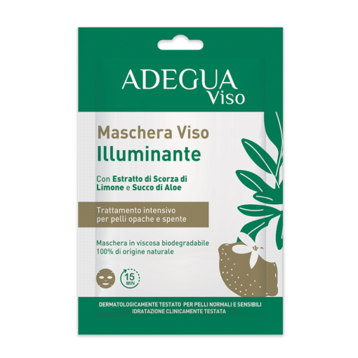 adegua maschera viso illuminante